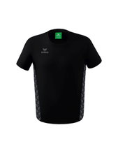 Erima Leisure T-shirt Essential Team - soft cotton blend, classic cut - black/grey Men